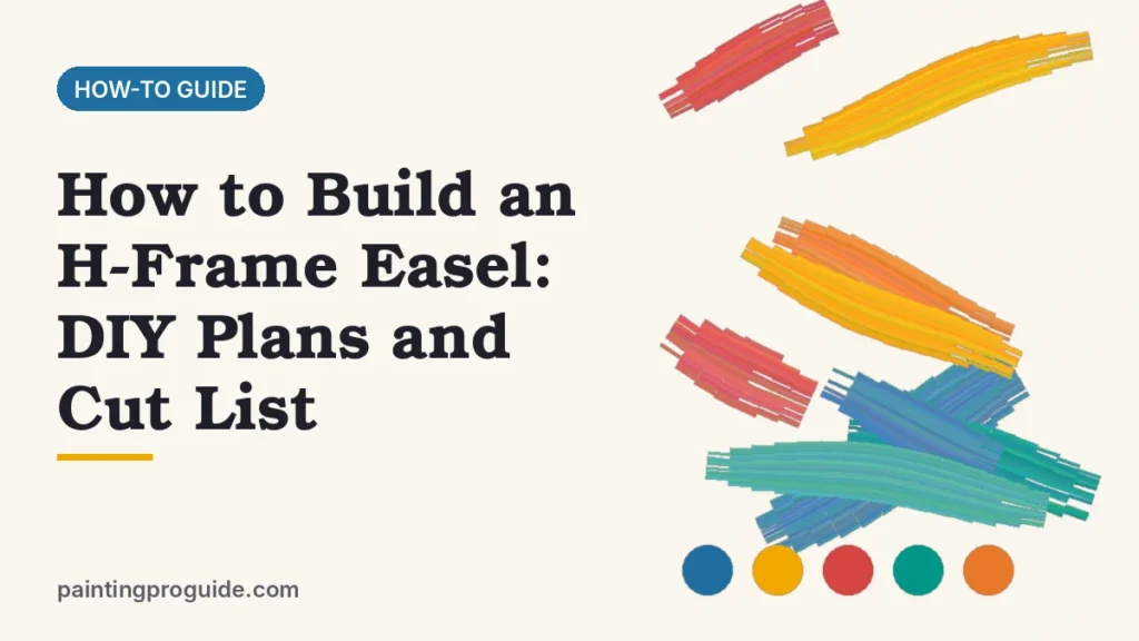 How to Build an H-Frame Easel: DIY Plans and Cut List