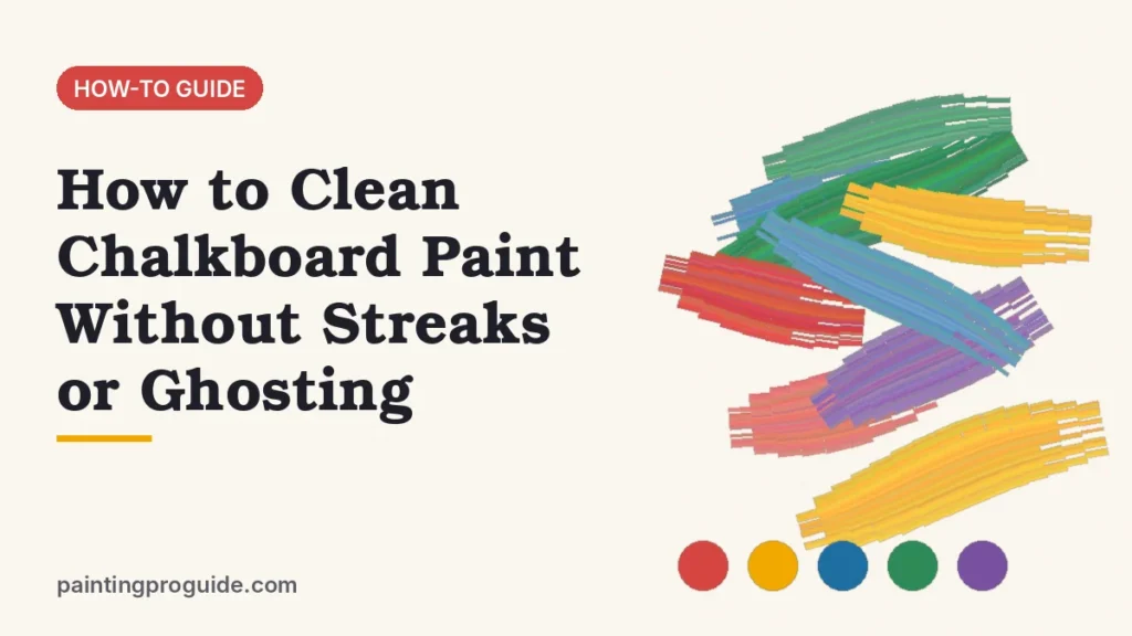 How to Clean Chalkboard Paint Without Streaks or Ghosting