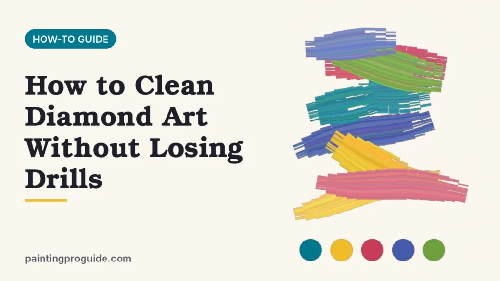 How to Clean Diamond Art Without Losing Drills