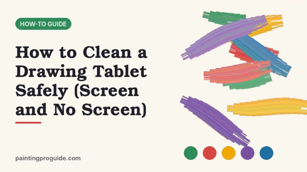 How to Clean a Drawing Tablet Safely (Screen and No Screen)
