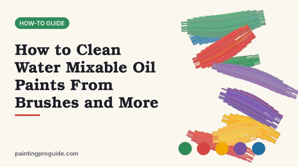 How to Clean Water Mixable Oil Paints From Brushes and More