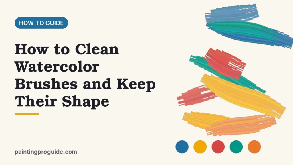 How to Clean Watercolor Brushes and Keep Their Shape
