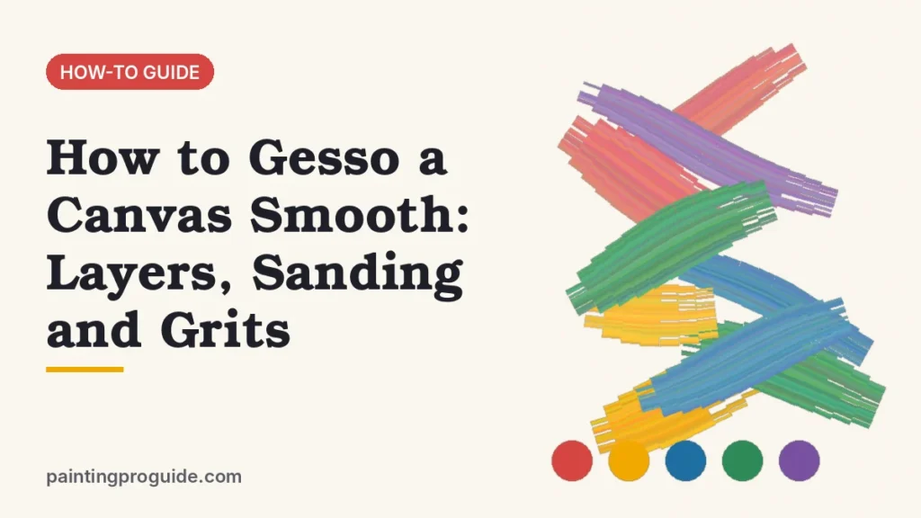 How to Gesso a Canvas Smooth: Layers, Sanding and Grits