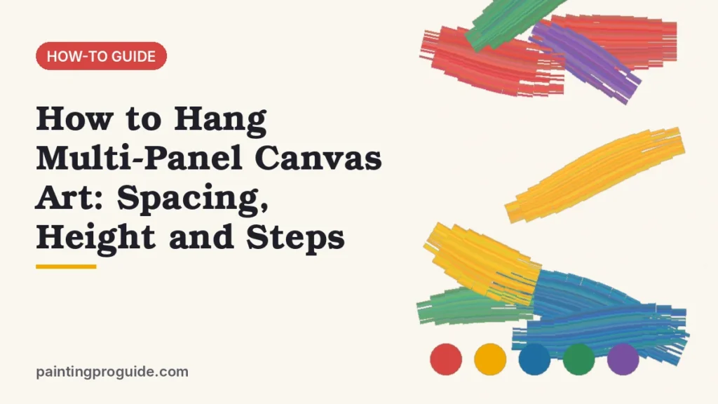 How to Hang Multi-Panel Canvas Art: Spacing, Height and Steps