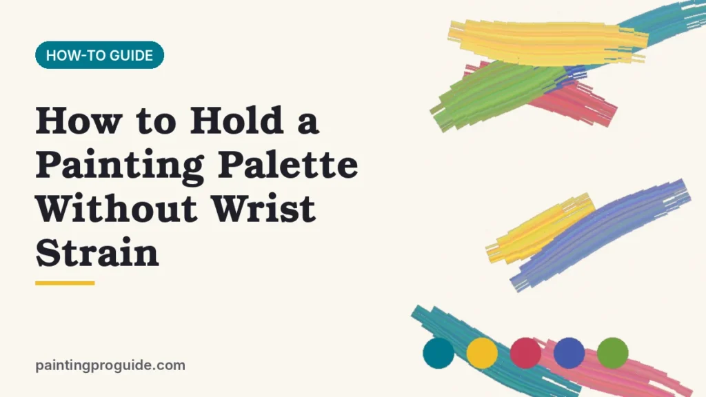 How to Hold a Painting Palette Without Wrist Strain