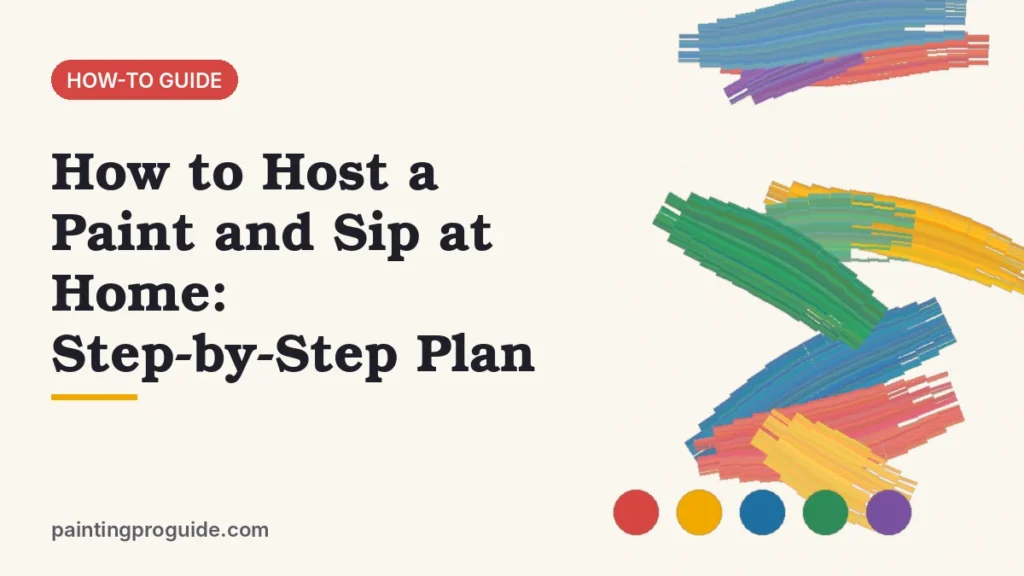 How to Host a Paint and Sip at Home: Step-by-Step Plan