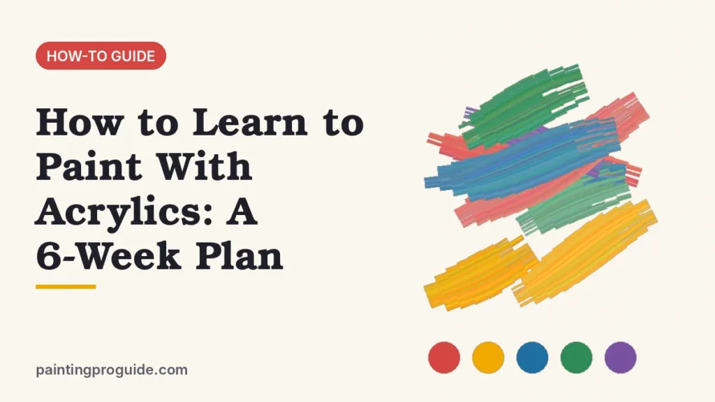 How to Learn to Paint With Acrylics: A 6-Week Plan