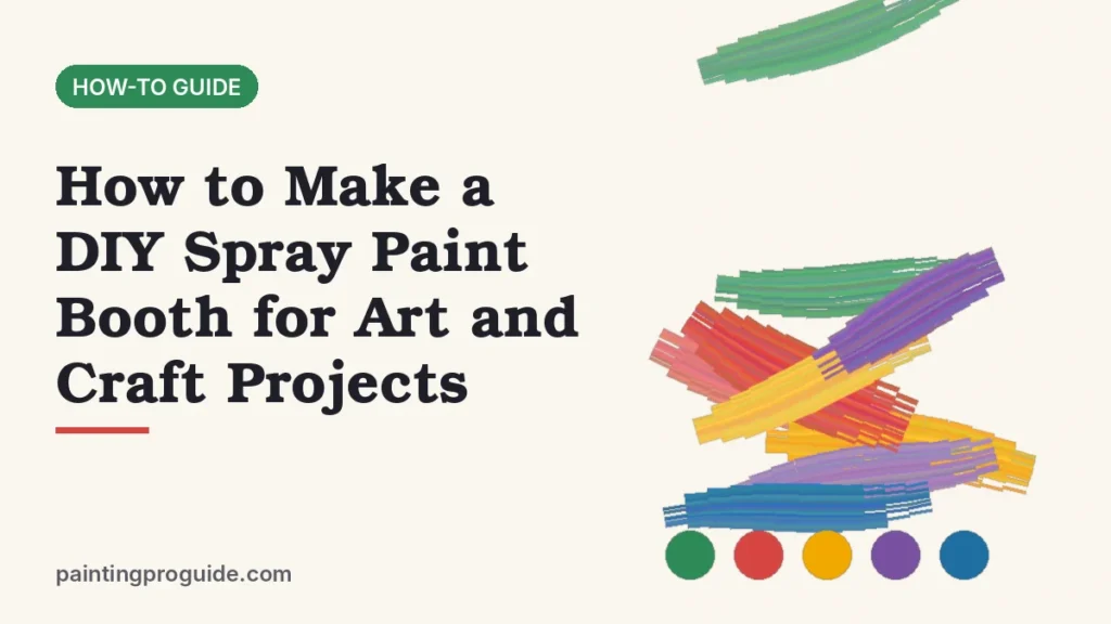 How to Make a DIY Spray Paint Booth for Art and Craft Projects