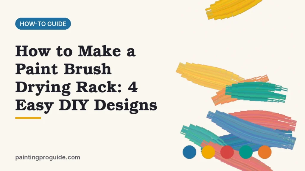 How to Make a Paint Brush Drying Rack: 4 Easy DIY Designs