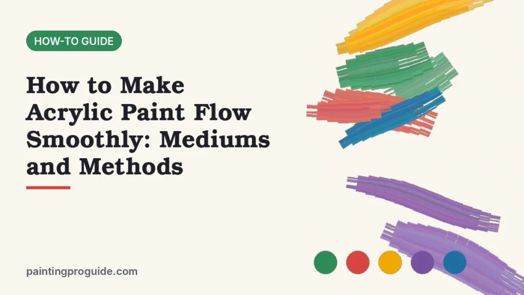 How to Make Acrylic Paint Flow Smoothly: Mediums and Methods