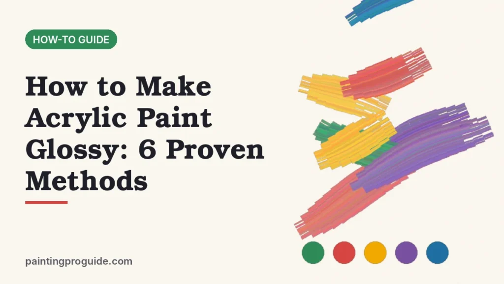 How to Make Acrylic Paint Glossy: 6 Proven Methods