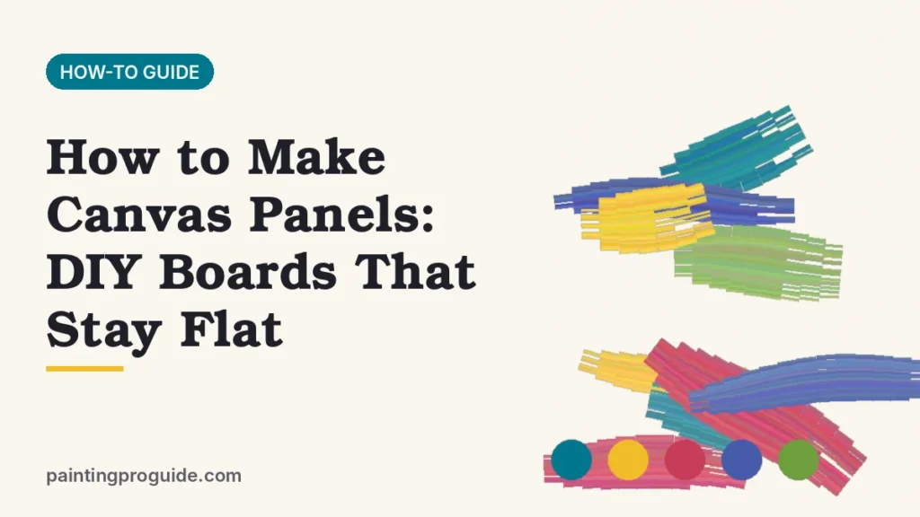How to Make Canvas Panels: DIY Boards That Stay Flat