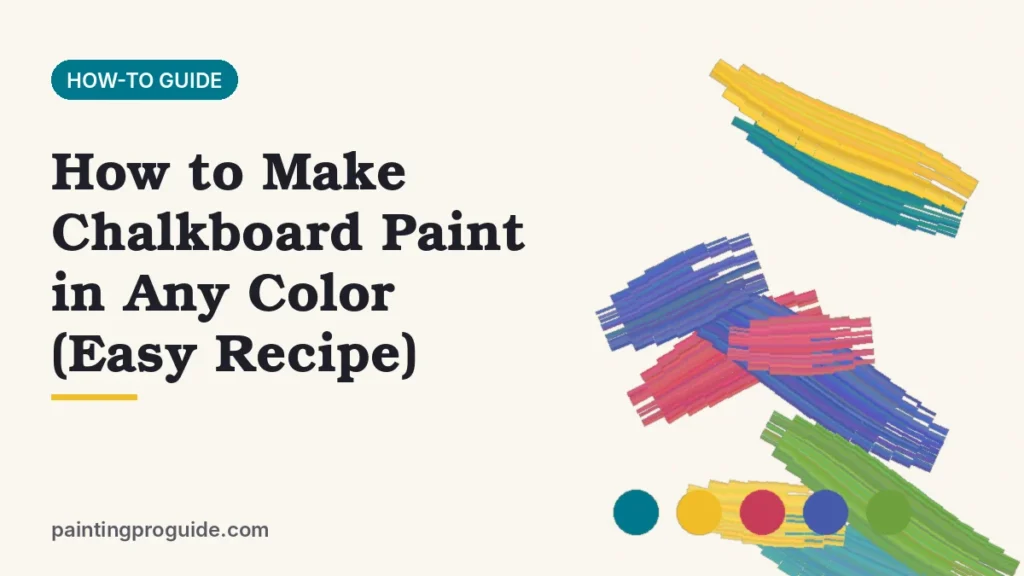 How to Make Chalkboard Paint in Any Color (Easy Recipe)