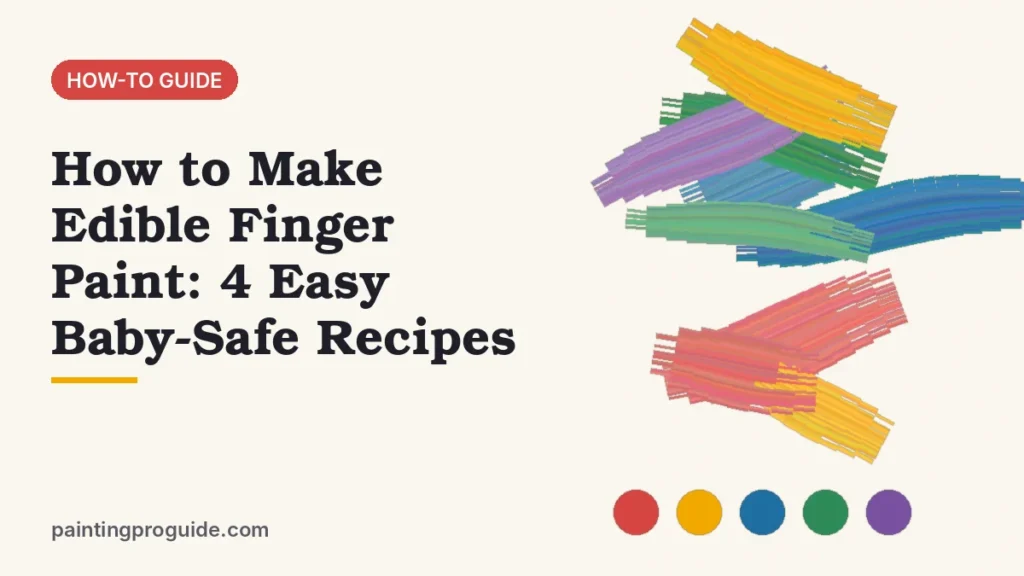 How to Make Edible Finger Paint: 4 Easy Baby-Safe Recipes