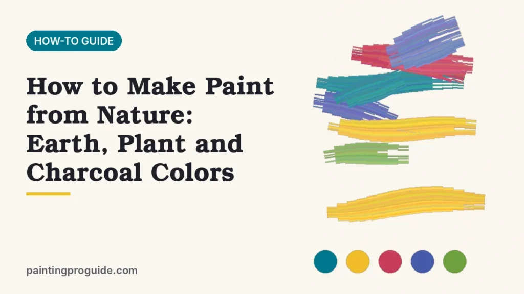 How to Make Paint from Nature: Earth, Plant and Charcoal Colors