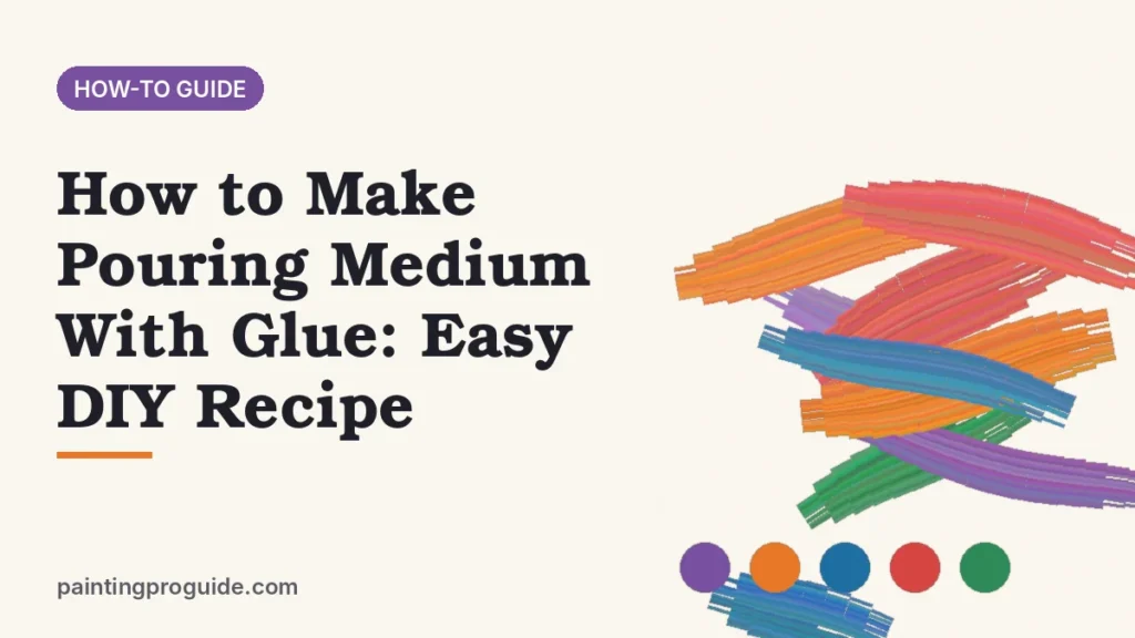 How to Make Pouring Medium With Glue: Easy DIY Recipe