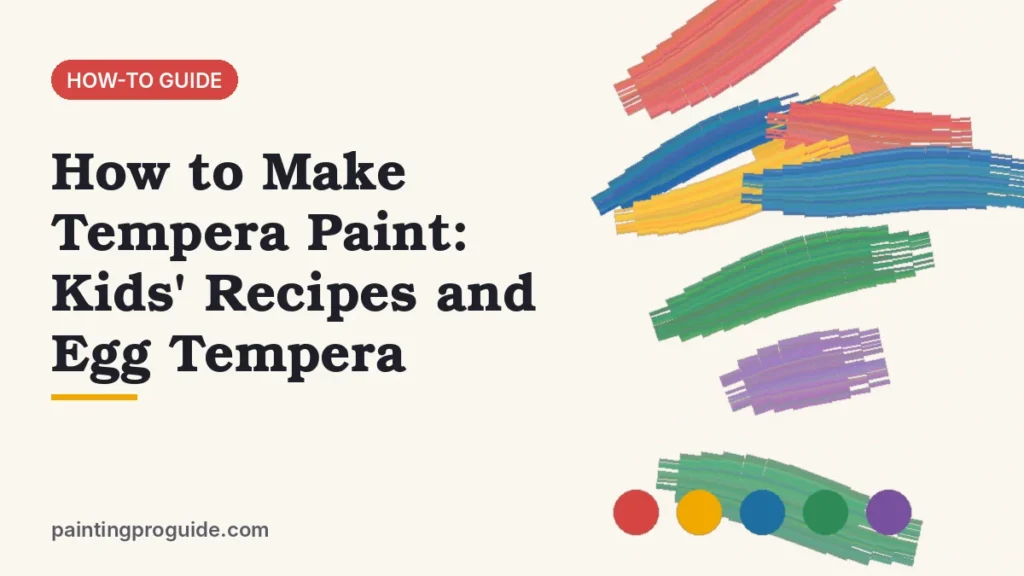 How to Make Tempera Paint: Kids' Recipes and Egg Tempera