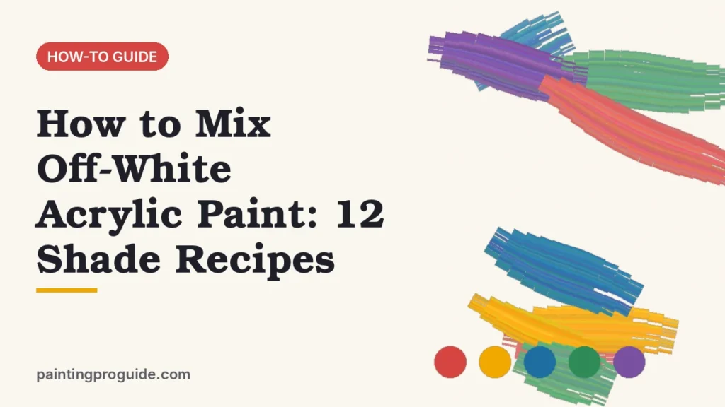 How to Mix Off-White Acrylic Paint: 12 Shade Recipes
