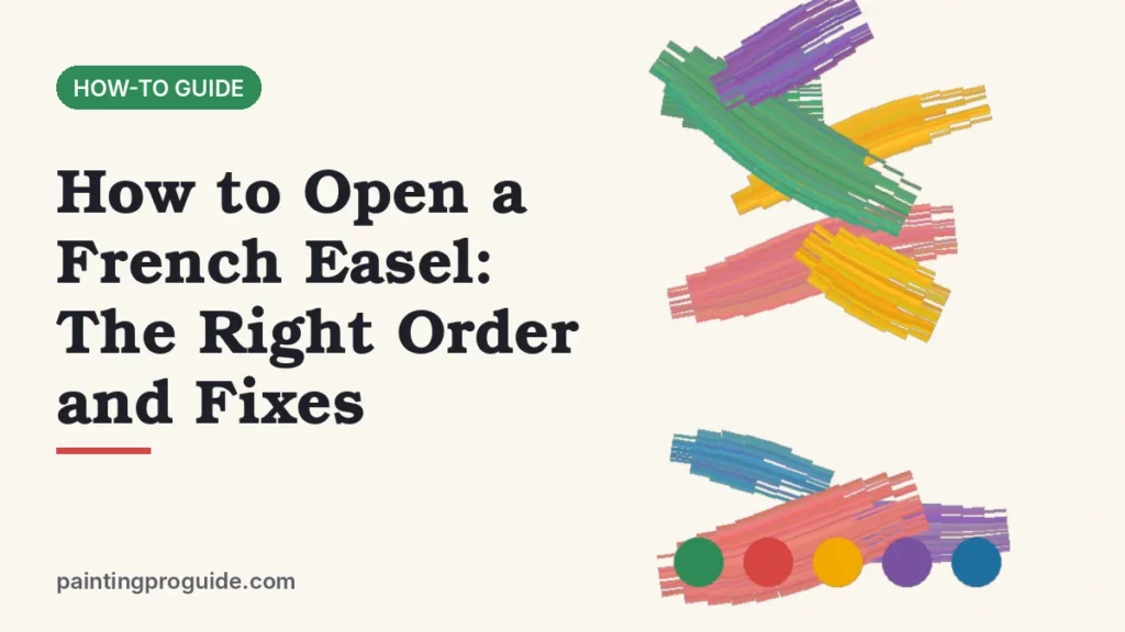 How to Open a French Easel: The Right Order and Fixes