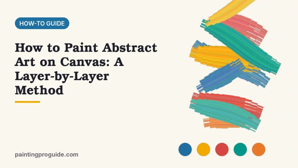 How to Paint Abstract Art on Canvas: A Layer-by-Layer Method