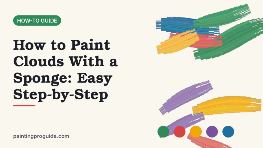 How to Paint Clouds With a Sponge: Easy Step-by-Step