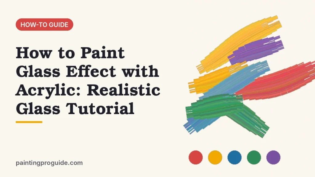How to Paint Glass Effect with Acrylic: Realistic Glass Tutorial