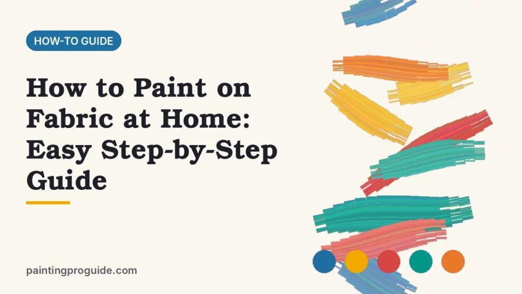 How to Paint on Fabric at Home: Easy Step-by-Step Guide