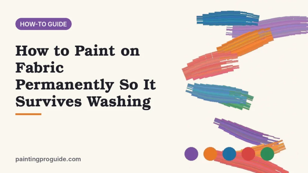 How to Paint on Fabric Permanently So It Survives Washing