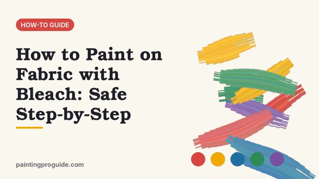 How to Paint on Fabric with Bleach: Safe Step-by-Step