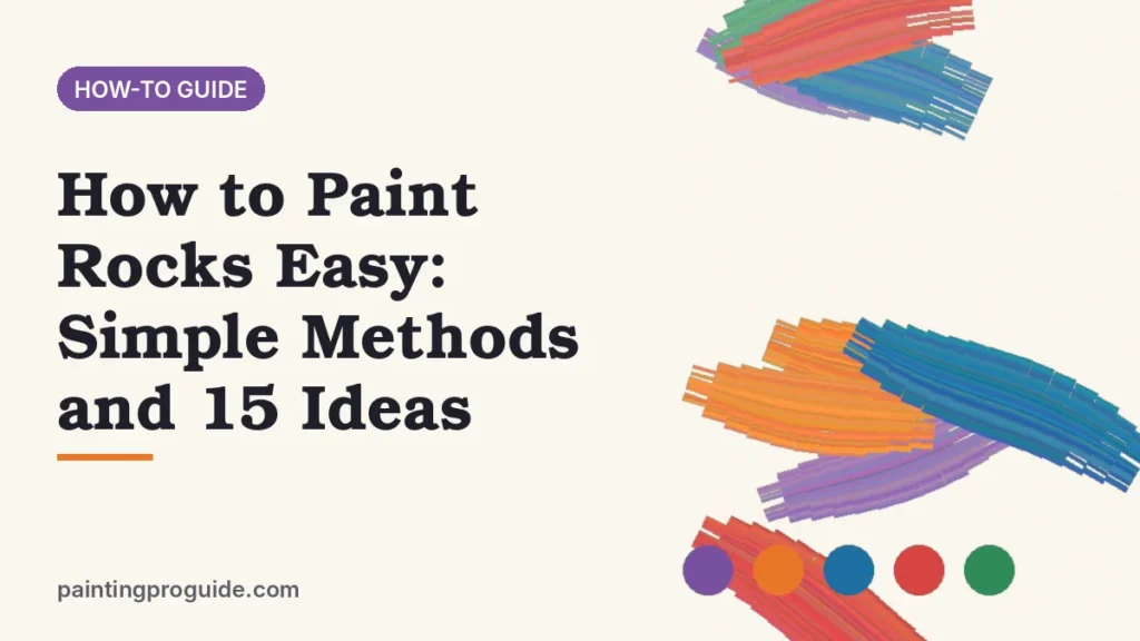 How to Paint Rocks Easy: Simple Methods and 15 Ideas