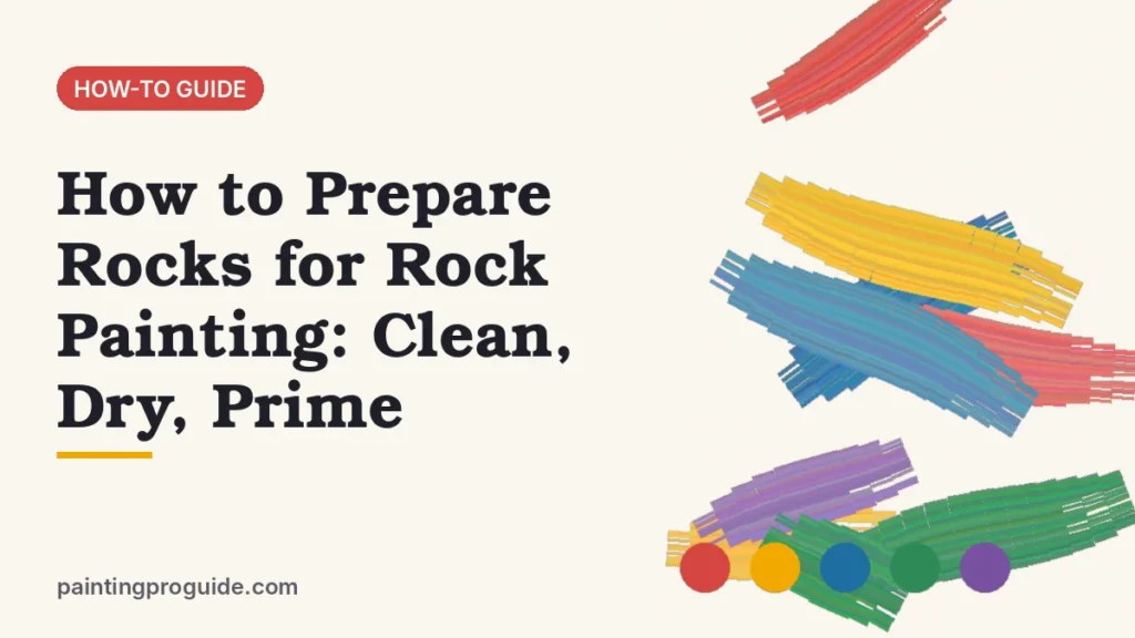 How to Prepare Rocks for Rock Painting: Clean, Dry, Prime