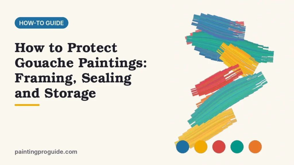 How to Protect Gouache Paintings: Framing, Sealing and Storage