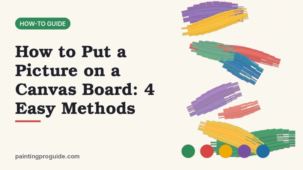 How to Put a Picture on a Canvas Board: 4 Easy Methods