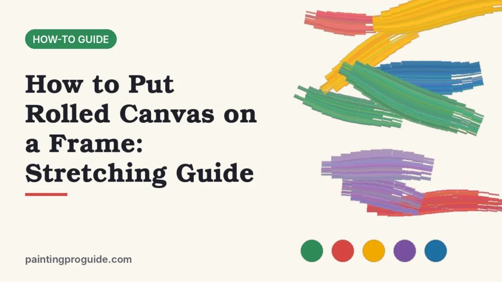How to Put Rolled Canvas on a Frame: Stretching Guide