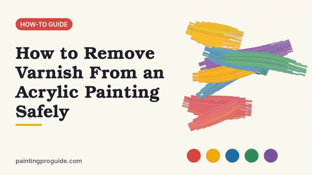 How to Remove Varnish From an Acrylic Painting Safely