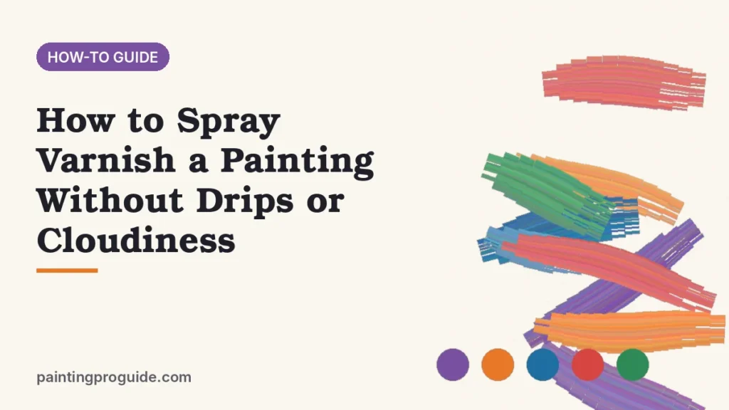 How to Spray Varnish a Painting Without Drips or Cloudiness