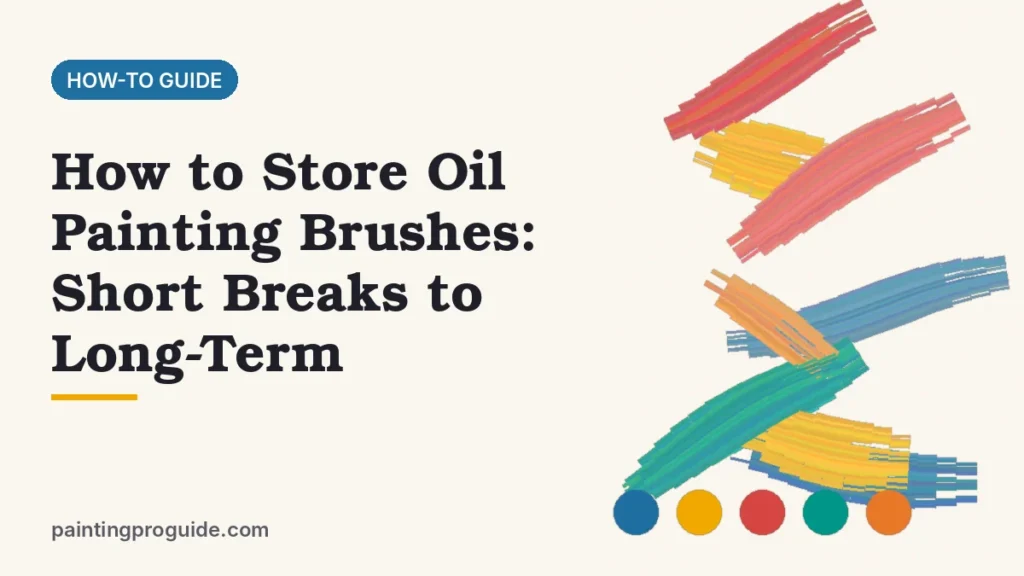 How to Store Oil Painting Brushes: Short Breaks to Long-Term