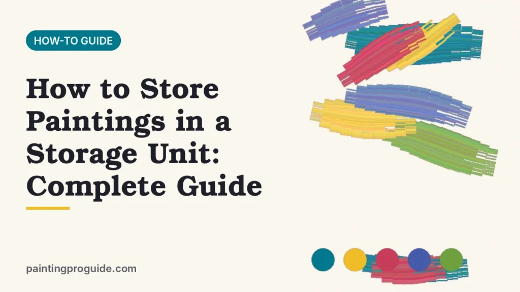 How to Store Paintings in a Storage Unit: Complete Guide