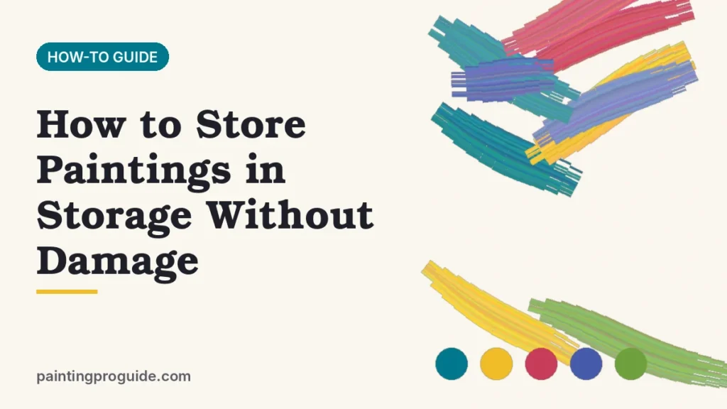 How to Store Paintings in Storage Without Damage