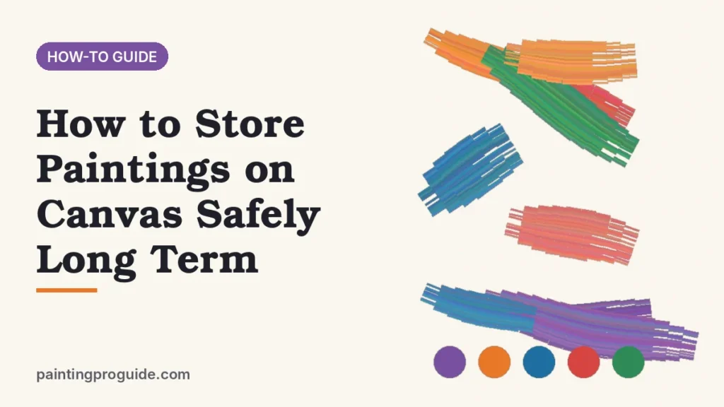 How to Store Paintings on Canvas Safely Long Term