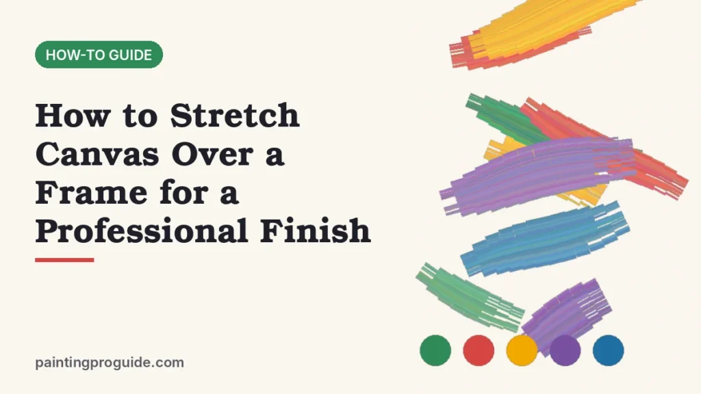 How to Stretch Canvas Over a Frame for a Professional Finish