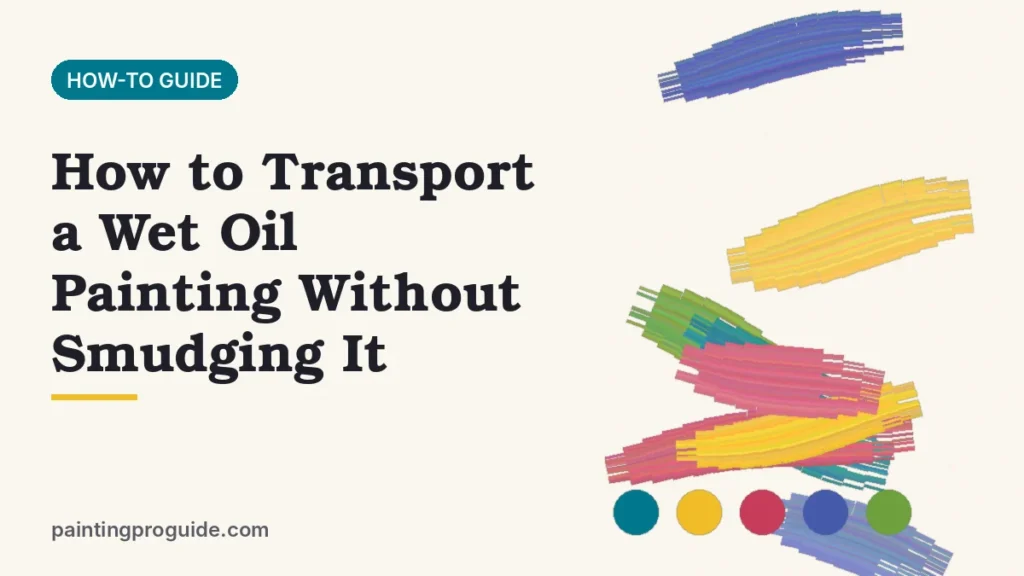 How to Transport a Wet Oil Painting Without Smudging It
