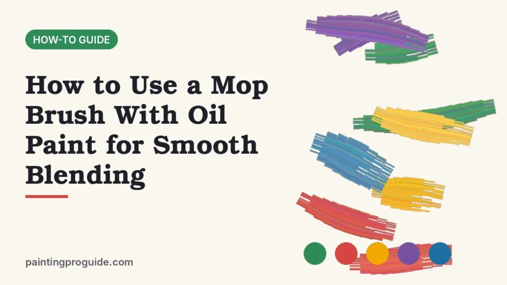 How to Use a Mop Brush With Oil Paint for Smooth Blending