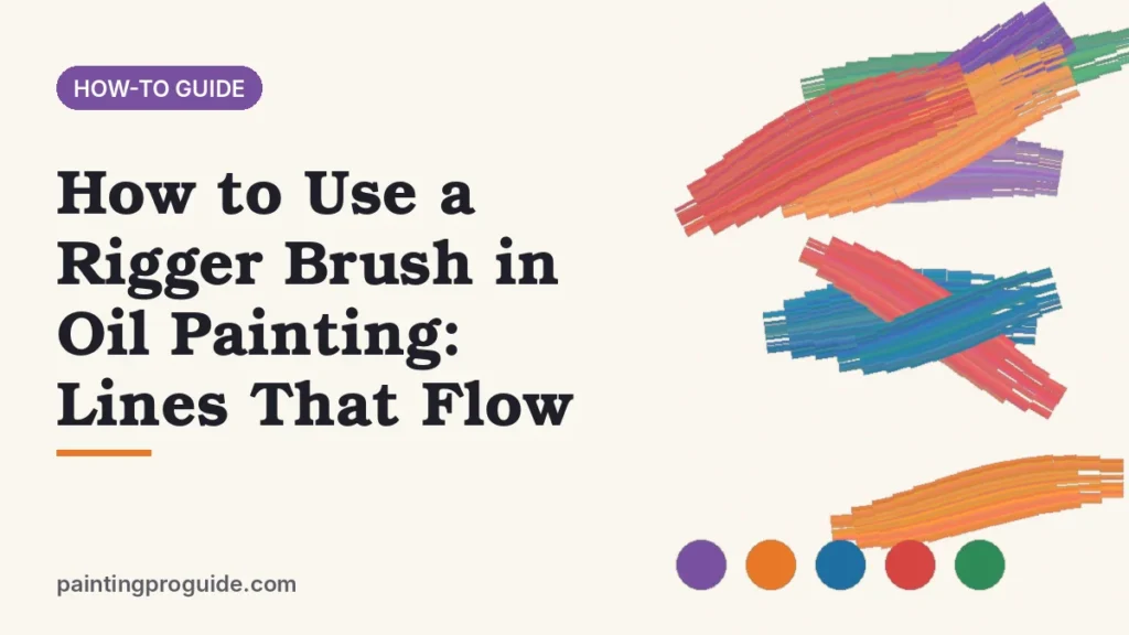 How to Use a Rigger Brush in Oil Painting: Lines That Flow