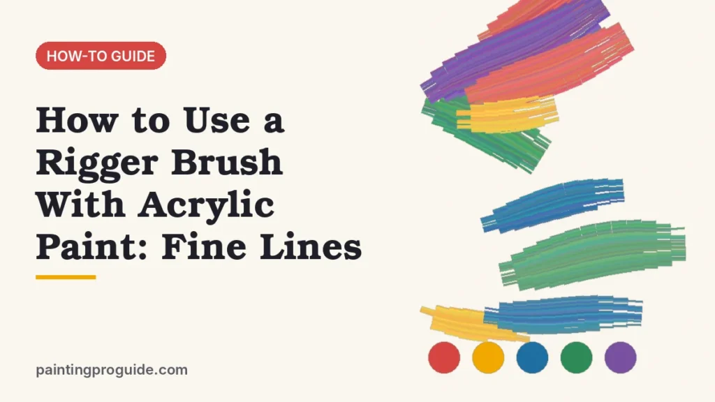 How to Use a Rigger Brush With Acrylic Paint: Fine Lines