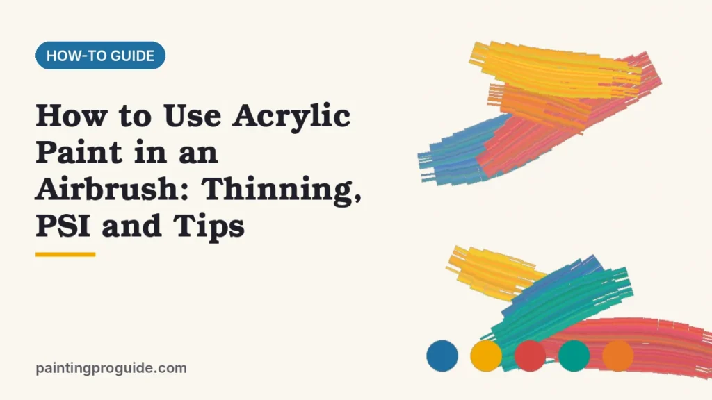 How to Use Acrylic Paint in an Airbrush: Thinning, PSI and Tips