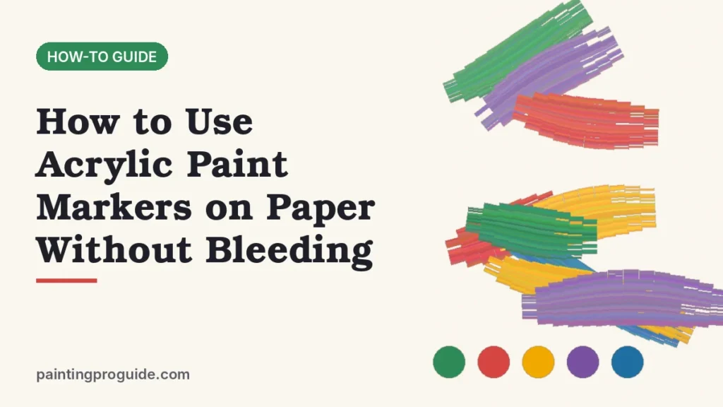 How to Use Acrylic Paint Markers on Paper Without Bleeding