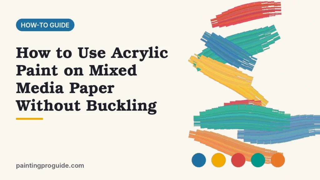 How to Use Acrylic Paint on Mixed Media Paper Without Buckling