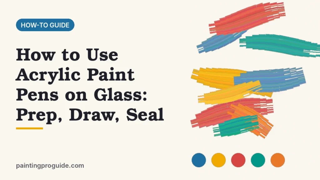 How to Use Acrylic Paint Pens on Glass: Prep, Draw, Seal