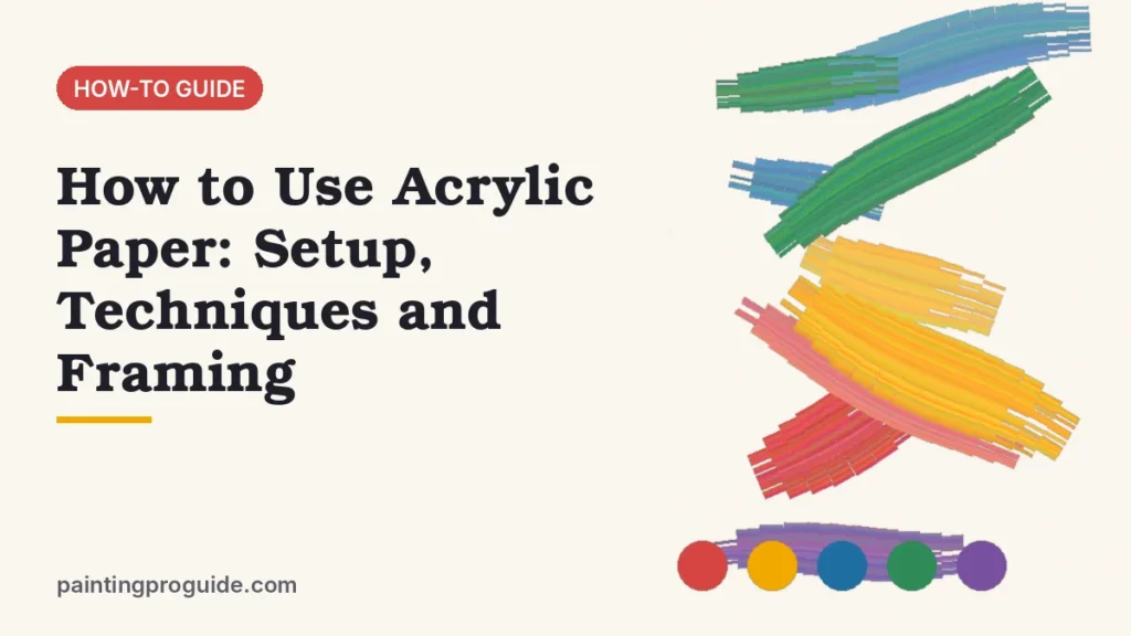 How to Use Acrylic Paper: Setup, Techniques and Framing